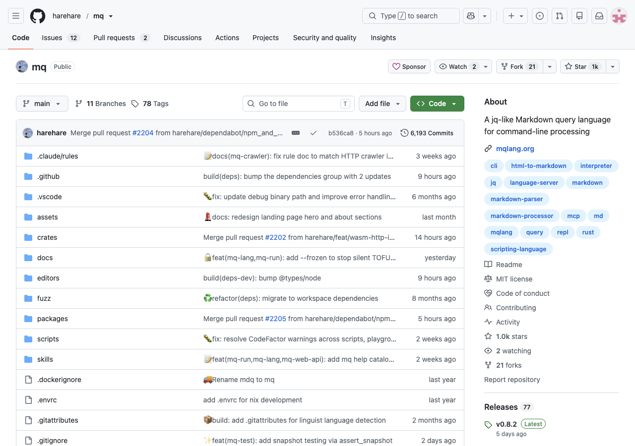 harehare/mq README